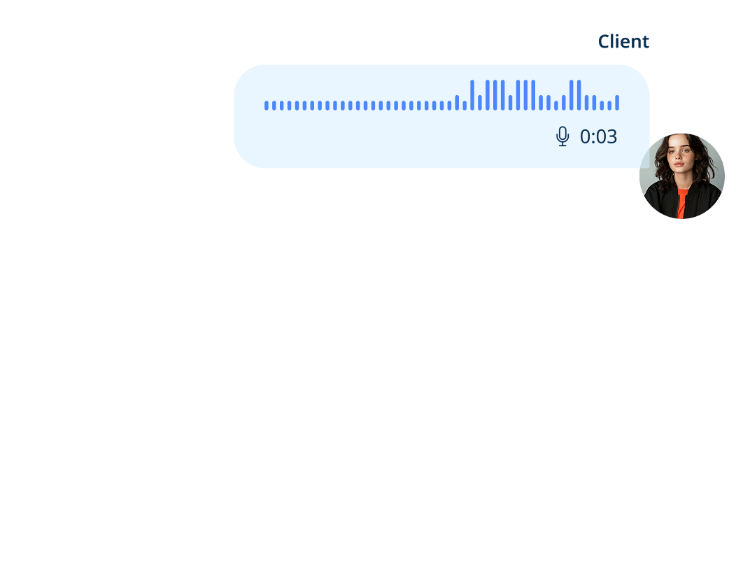 Voice-powered booking