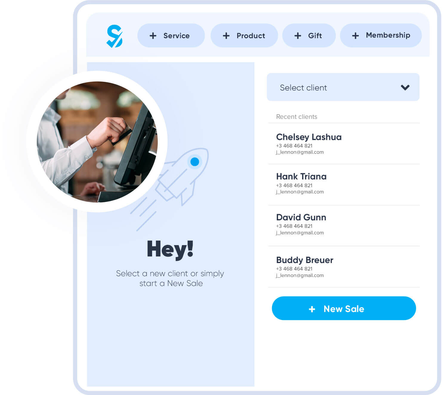 Legacy Point of Sale (POS) interface for SimplyBook.me.