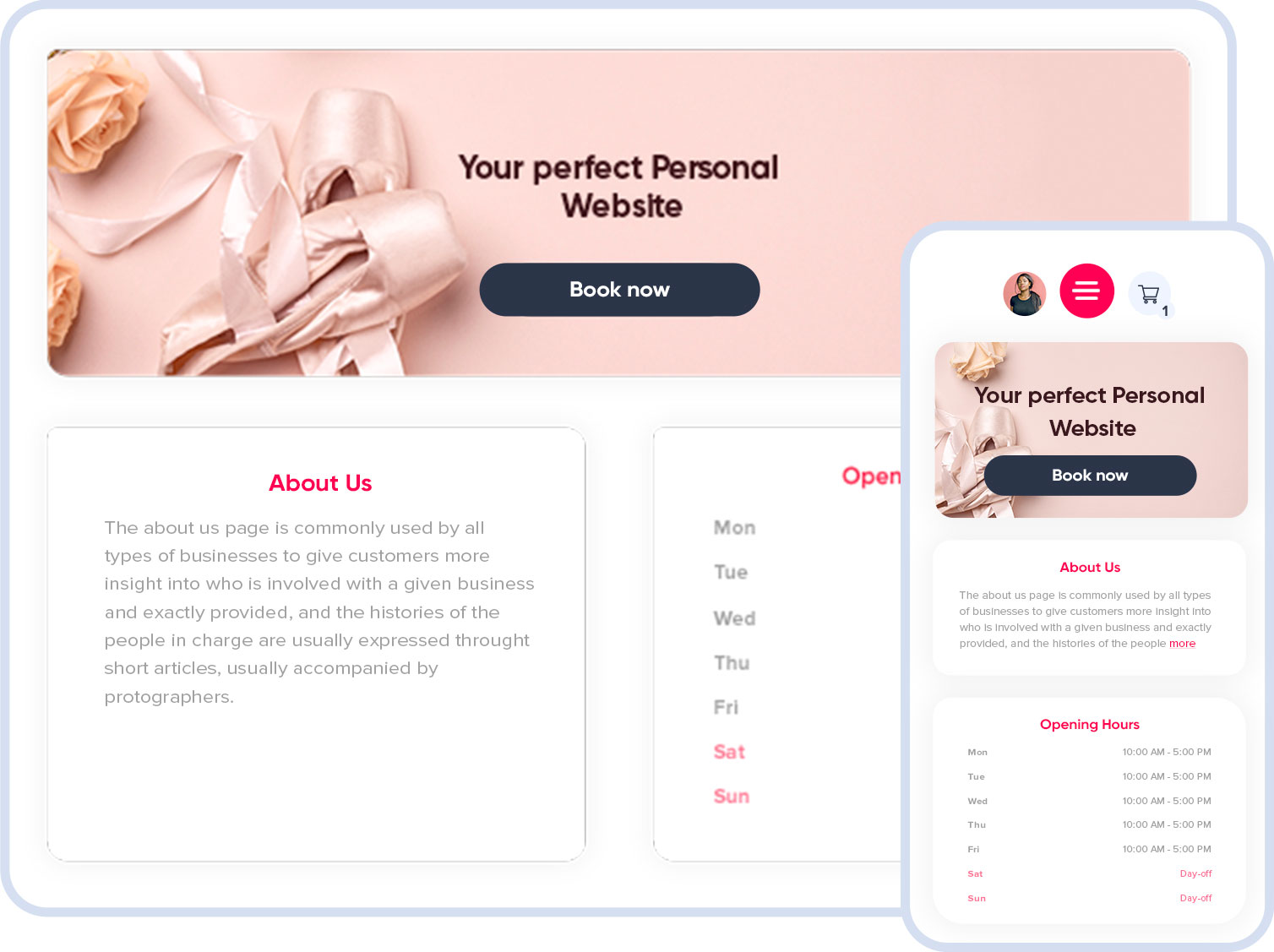 Website builder image