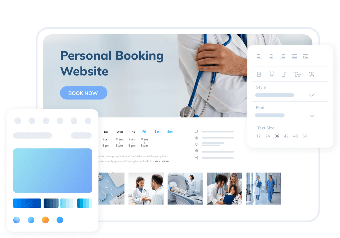Booking website image